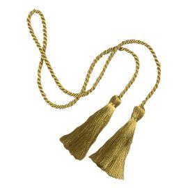 Golden cord with pair of tufts