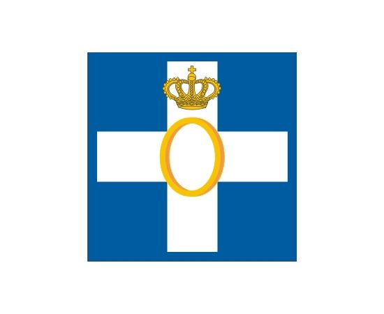 Flag with king Otto's arms