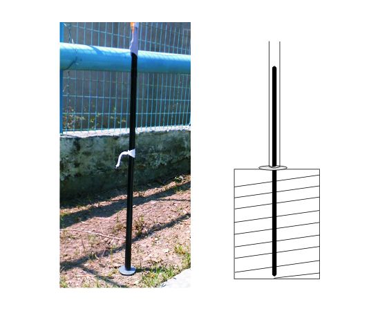 Beach stand bases
