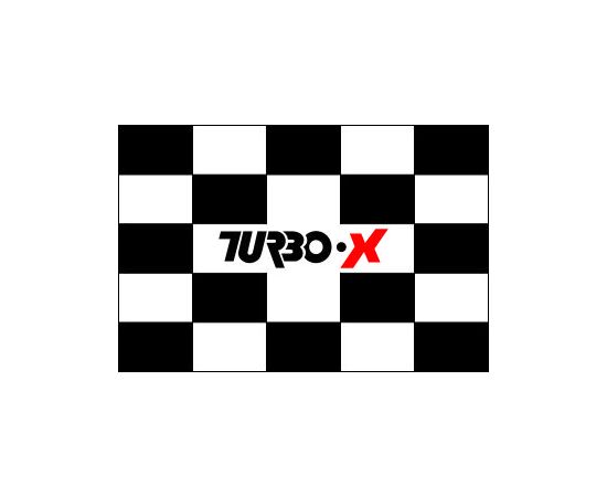 Car racing flag with your acronym