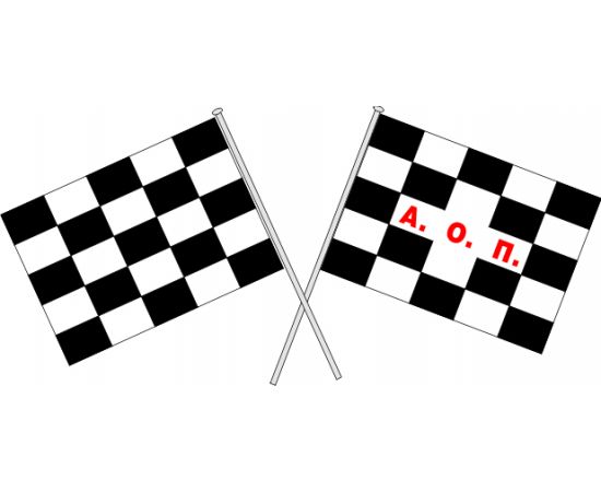 Car racing flags