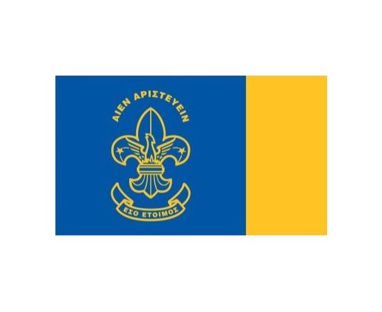 Greek scouts flag
